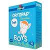 MASTER AID Ortopad Soft Boys Junior Cerotto oculare per ortottica ambliopia strabismo 20 pezzi