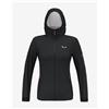 Salewa Giacca con cappuccio Salewa Puez Aqua 4 Powertex 2.5L nero donna - 38