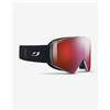 Julbo Maschera Julbo Razoredge nero con lente fotocromatica Reactiv High Contrast 0-4 rosso