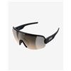 POC Occhiali POC Aim neri con lente Clarity Trail Partly Sunny Silver