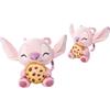 Disney Stitch Peluche disney angel con cookie 25 cm