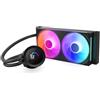 NZXT Kraken Plus 240 RGB - Dissipatore CPU AIO 240mm, LCD - Nero | AIO 240mm con LCD personalizzabile, ventola F240 RGB Core e NZXT Turbine Pump. Temp migliori, RGB sincronizzato via CAM.