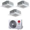 LG CONDIZIONATORE LG TRIAL SPLIT CASSETTA 4 VIE 9000+9000+9000 BTU INVERTER R32 MU3R21.U24 A+++