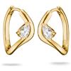 Thomas Sabo Orecchini a cerchio con zircone a goccia