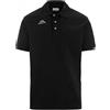 Kappa - Polo, Uomo, Nero, Cotone, Sportstyle, Logo Maltaxita MSS, Taglia: XXL