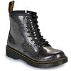 Dr. Martens Stivaletti bambini Dr. Martens 1460 J Black Silver Nebula Glitter