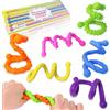 ASQzhuLIWing 6 pcs Sensoriali Antistress in Silicona Morbida fidget stick sensoriali calmanti strutturati alleviano l'ADHD lo stress da ansia e autismo viaggio adatti per adulti