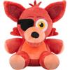 Jazwares Five Nights at Freddy's Peluche Classic Foxy - Peluche da 20 cm in materiale morbido e con occhi fosforescenti