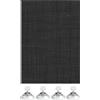 Gardinia Home Decor Gardinia protezione solare flessibile nera 60 x 120 cm