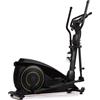 ZIPRO Dunk Gold, cyclette ellittica elettrica, portata massima 150 kg, per uso domestico, da interno, colore nero, dimensioni: 38 cm