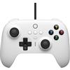 8BitDo Ultimate Wired pentru Nintendo Switch, Gamepad (alb)