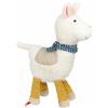 sigikid Patchwork Sweety Lama Yellow, Kuscheltier, Plüschtier, Schmusetier, Polyester, 29 cm, 43239