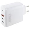 Schwaiger Adattatore di ricarica rapida USB-C & A 65W