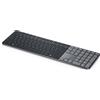 Dell Tastiera wireless DELL Pro 7 Slim KB726, dimensioni standard (100%), connettività RF wireless e Bluetooth, tasti a forbice, layout QWERTZ, colore grigio