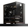 Thermalright TR A70 Vision: Case per PC da gaming ATX | Pannello in vetro temperato panoramico a tre lati, senza bordi | 8 posizioni per ventole | Case per PC di tipo Midi-Tower | Dotato di porta USB-C | Include display LCD integrato da 9,16 pollici