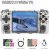 StarTech Console portatile per videogiochi - RG35XX H - Display IPS da 8,9 cm - Sistema operativo Linux 64-bit - Scheda TF da 64 GB - Oltre 5000 giochi - Batteria da 3300 mAh - Colore: Bianco