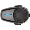 Dripio Auricolare Bluetooth per moto con interfono, conferenza a 4 vie, colore nero