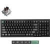 Keychron Tastiera meccanica wireless Keychron K4 Ultra 96%, 8K, RGB, con tasti sostituibili, compatibile con Mac e Windows - Layout QWERTY US - Interruttori Apex Brown