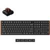 Keychron Tastiera meccanica wireless Keychron K5 Ultra 8K, profilo basso, full-size, RGB, con tasti sostituibili a caldo - layout QWERTY US - colore bianco (POM Brown)