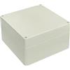 Dripio Custodia in ABS, dimensioni 160x160x90 mm, grado di protezione IP65, colore grigio chiaro, confezione da 1 pezzo