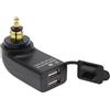 Dripio Caricabatterie USB da 2,4 A, DC 12-24V, per modelli BMW GS/RT
