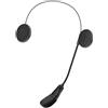 Dripio Auricolare Bluetooth 5.0 per casco da moto, ultrasottile, impermeabile, nero