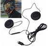 Dripio Auricolare per casco da moto con cavo USB-C, stereo, microfono, cavo da 1,2 metri