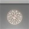 TopLight AROUND YOU APPLIQUE PLAFONIERA MEDIA COLORE BRONZO ROSATO SATINATO CON DIFFUSORE PMMA BIANCO LED 3000K 3280LM 41W