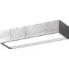 TopLight BIOS APPLIQUE PLAFONIERA BIEMISSIONE PICCOLA FOGLIA ARGENTO A LED 3000-4000K 12W 1320LM