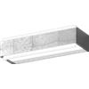 TopLight BIOS APPLIQUE PLAFONIERA BIEMISSIONE PICCOLA FOGLIA ARGENTO A LED 3000-4000K 12W 1320LM CON DIFFUSORE IN METACRILATO SATINATO