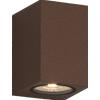 TopLight ATENE APPLIQUE MONOEMISSIONE 1 LUCE CORTEN IP65 IK04 ATTACCO GU10