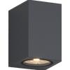 TopLight ATENE APPLIQUE MONOEMISSIONE 1 LUCE GRIGIO ANTRACITE IP65 IK04 ATTACCO GU10