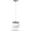 TopLight DRUM SOSPENSIONE PICCOLA MONTATURA CON ROSONE ORO OPACO LED 3000K 965LM 8W