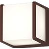 TopLight DUBAI APPLIQUE PLAFONIERA 11CM 1 LUCE CORTEN IP54 ATTACCO GX53