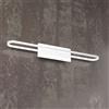 TopLight CIRCUIT APPLIQUE IN METALLO E DIFFUSORE IN ACRILICO BIANCO A LED MEDIA LUCE NATURALE 4000k 2120lm 176,6w