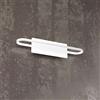 TopLight CIRCUIT APPLIQUE IN METALLO E DIFFUSORE IN ACRILICO BIANCO A LED PICCOLA LUCE CALDA 3000k 1340lm 11,2w