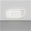 TopLight EARTH APPLIQUE PLAFONIERA GRANDE BIANCO LED CCT 3000-4000K 7950LM 65W