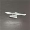 TopLight FLEXA APPLIQUE PICCOLA LUCE CALDA NICKEL SATINATO LED 3000K 200LM 8W 40,4CM