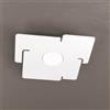 TopLight ECHO APPLIQUE PLAFONIERA 1 LUCE ATTACCO GX53 BIANCO
