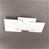 TopLight ECHO APPLIQUE PLAFONIERA 3 LUCI ATTACCO GX53 BIANCO