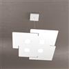 TopLight ECHO SOSPENSIONE 4 LUCI ATTACCO GX53 BIANCO