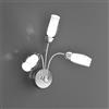 TopLight FEELING APPLIQUE 3 LUCI ATTACCO G9 IN VETRO SATINATO E TRASPARENTE