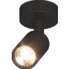 TopLight ISLA MICRO FARETTO 1 LUCE NERO ATTACCO GU10 35 MM