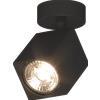 TopLight KIBO FARETTO 1 LUCE NERO ATTACCO GU10 50 MM