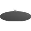 TopLight PLAFONIERA-APPLIQUE DISK 9 LUCI ATTACCO GX53 GRIGIO ANTRACITE CON STAFFA DI FISSAGGIO E COPRIBASE