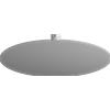 TopLight PLAFONIERA-APPLIQUE DISK 9 LUCI ATTACCO GX53 GRIGIO CON STAFFA DI FISSAGGIO E COPRIBASE