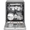 LG DB597TXSW Lavastoviglie da Incasso 14 Coperti, Classe A-20%, 43 dB | Vapore TrueSteam Senza Aloni, QuadWash Serie 5, EasyRack Plus 3 Cestelli, Dual Zone, Info Light, Wi-Fi, Noble Steel