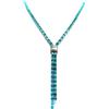 PNG Collana In Argento 925 Con Topazio Paraiba Blu Naturale E Zirconi Cubic 17 in