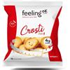 Logistica Food Feeling Ok Crostì - Crostini proteici all'olio d'oliva per la dieta chetogenica, busta da 50 g