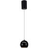 V-TAC VT-7797 Lampadario LED 8.5W a sospensione forma campana in metallo nero accensione touch d12cm regolabile 3000K - 8001